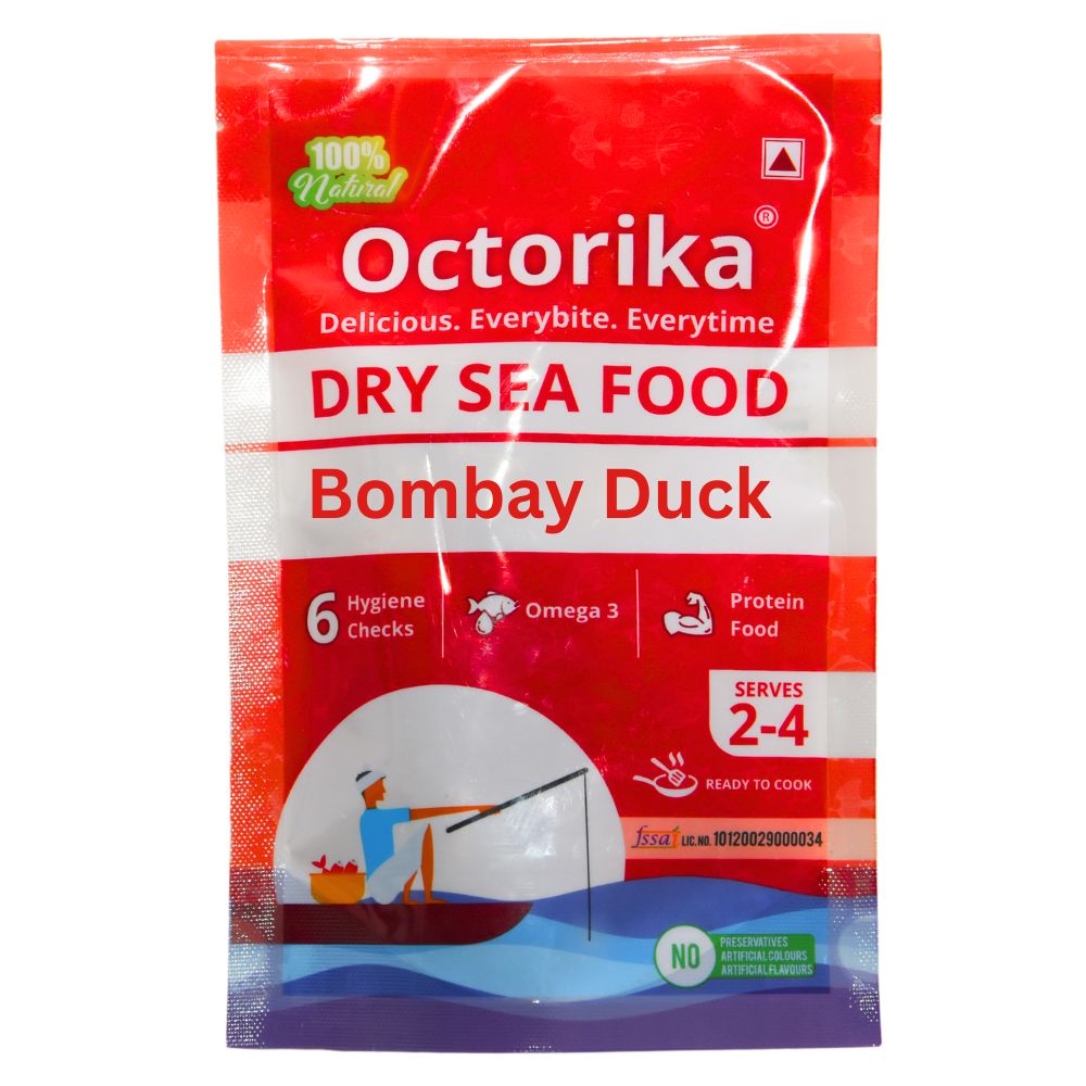 Octorika Bombay Duck Dry Seafood ā 100% natural dried fish rich in protein and Omega 3, hygienically packed, ready to cook, Indian dry fish online