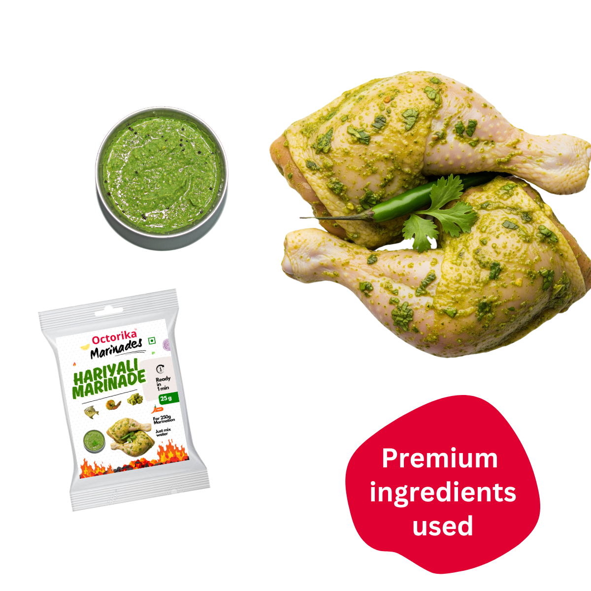 Hariyali Marinade - 1 minute spice mix