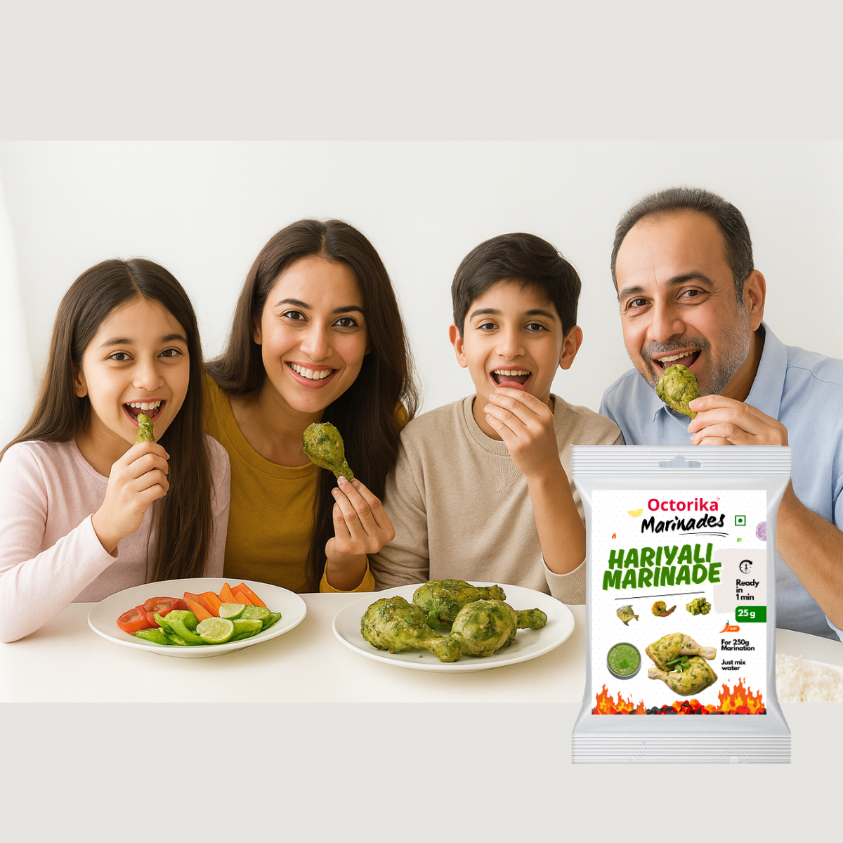 Hariyali Marinade - 1 minute spice mix