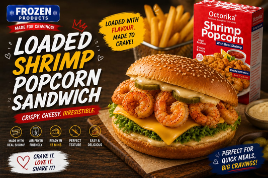 Loaded Shrimp Popcorn Sandwich