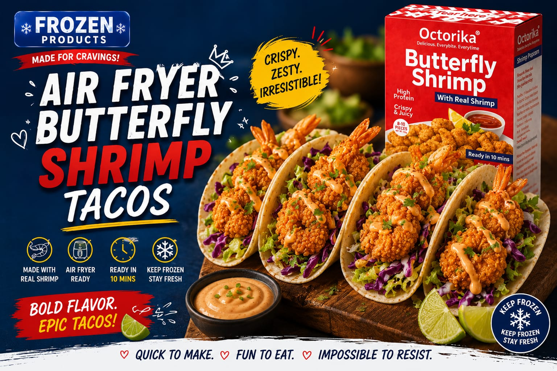 Air Fryer Butterfly Shrimp Tacos